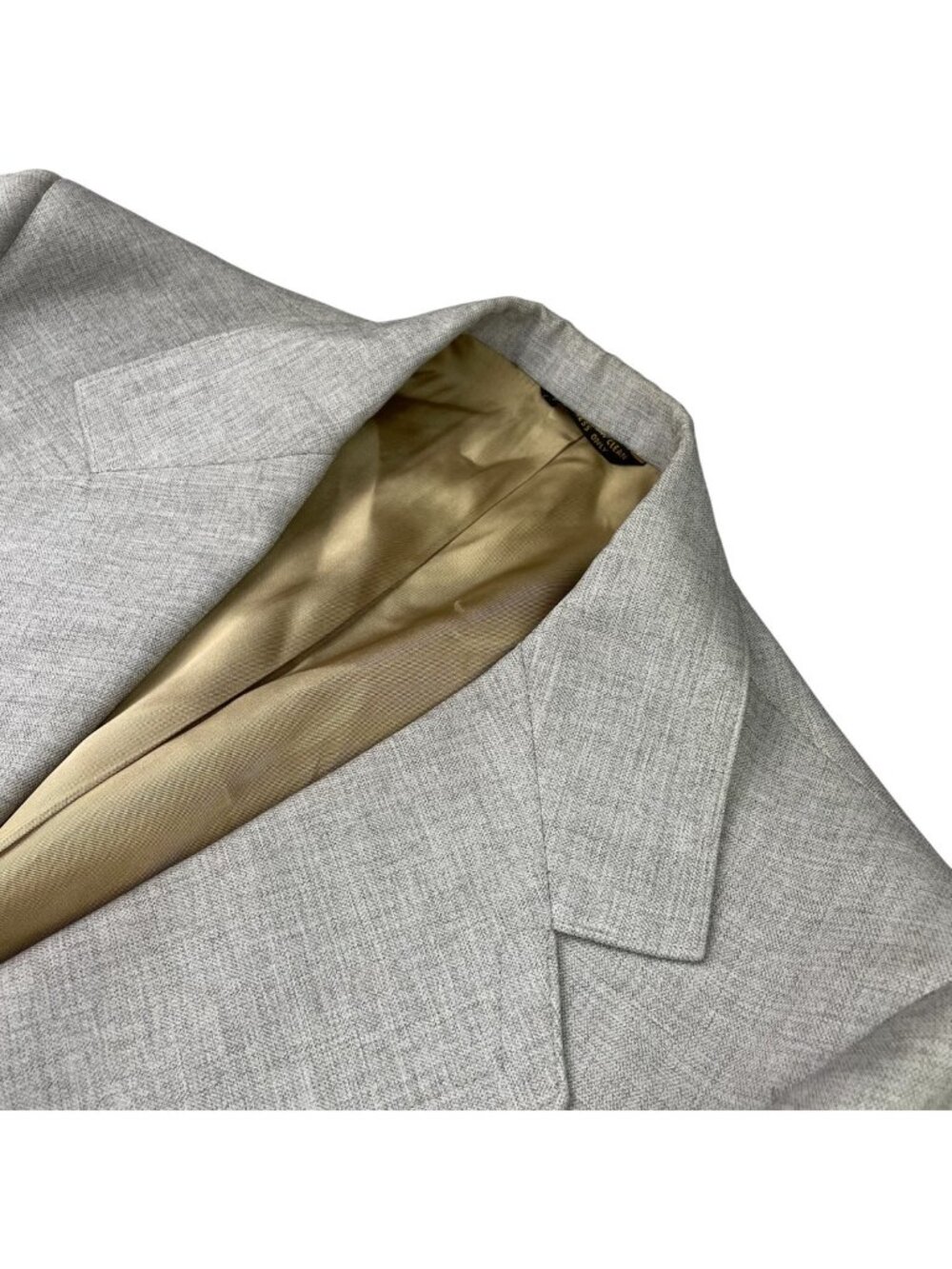 VTG Palm Beach Men's 100% Wool 2-Button Blazer Jacket Gray • 42L